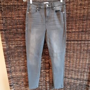 Pistola Size 28 Audrey Mid Rise Stretch Ankle Jeans Style P6730BEM-MSH Ash Grey